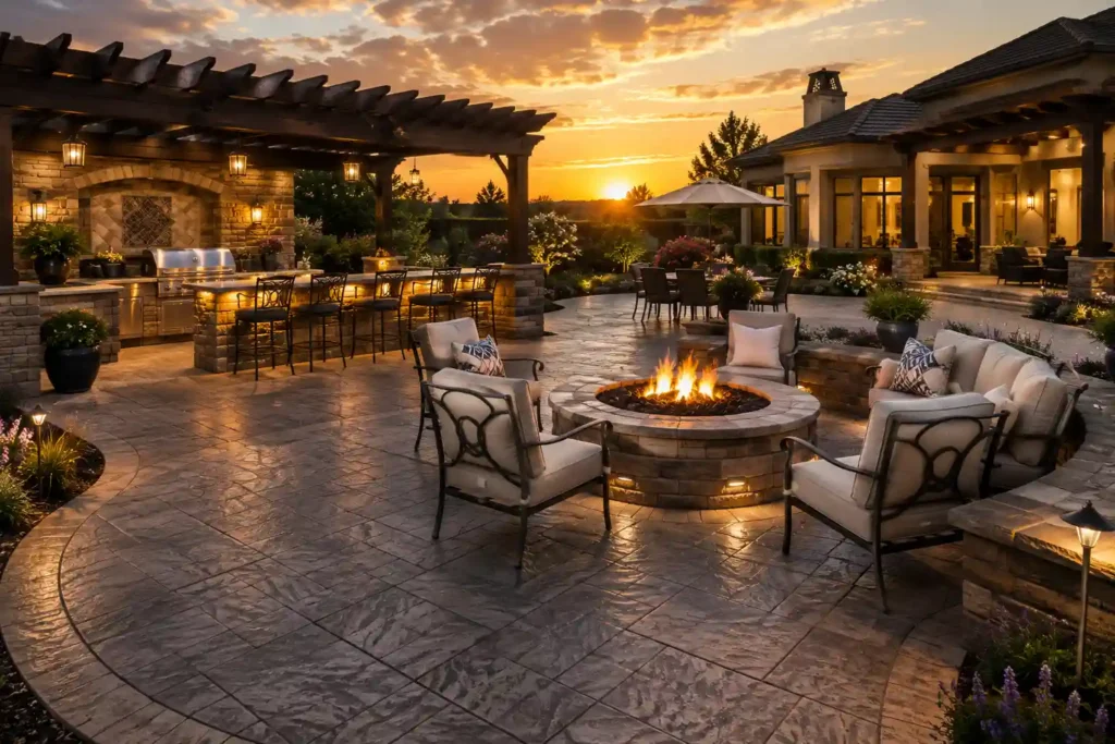 Stamped Concrete Patio